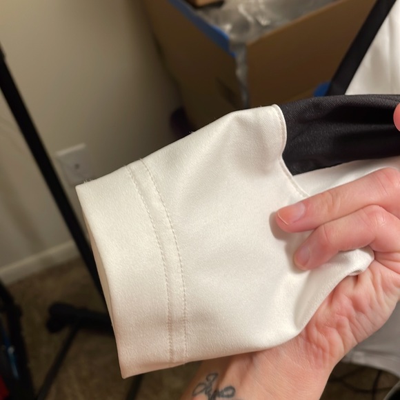 🛍️Host pick!EUC Made For Life b+w full zip jacket Sz.PM 276 - Picture 4 of 8